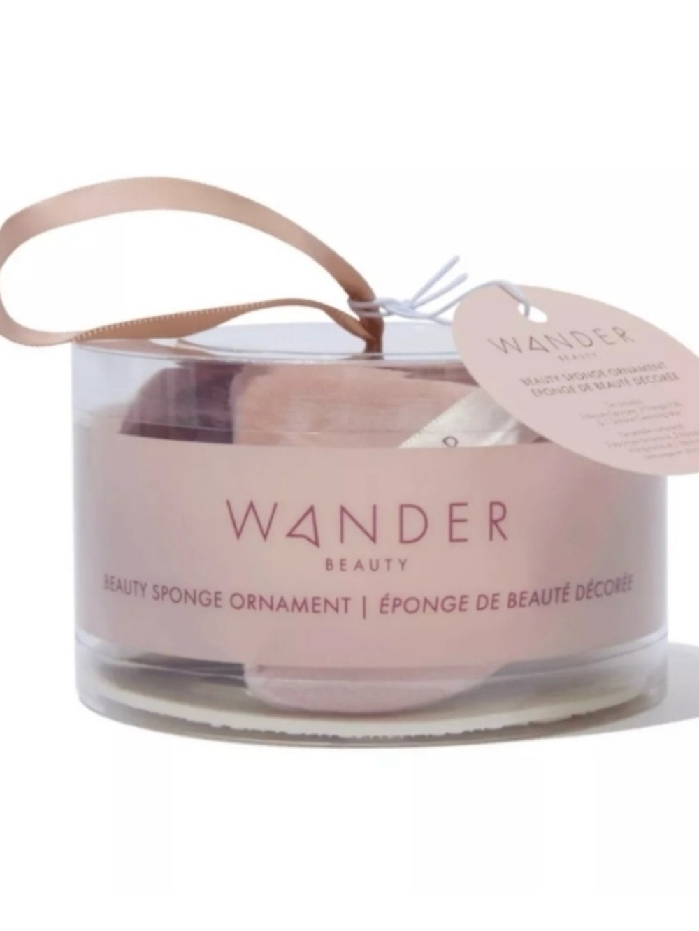 Wander Beauty‎ Blush Pink Makeup Sponge Ornament